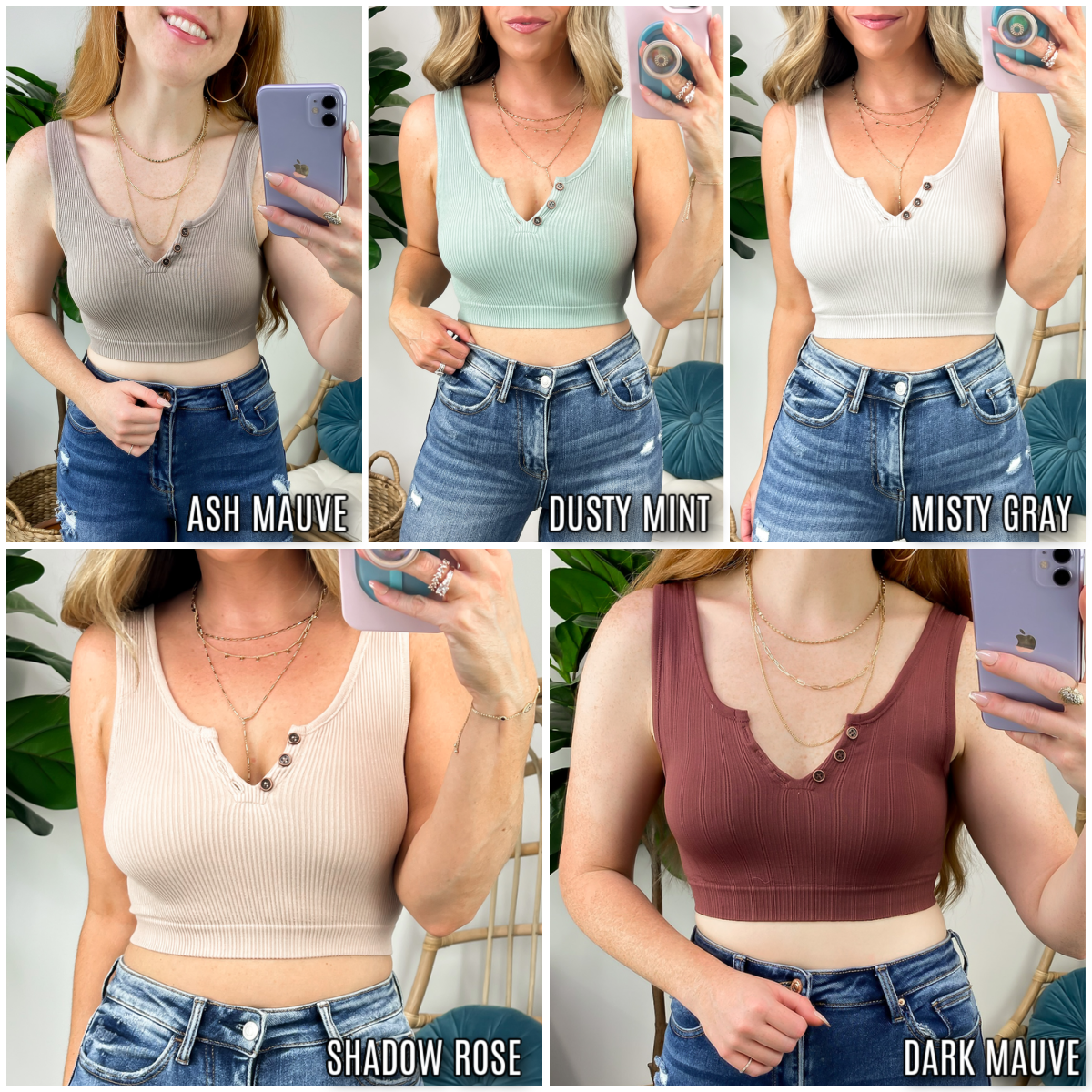 Day Dream Henley Brami Top - Madison and Mallory