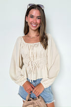 Daydream Darling Square Neck Ruched Top - FINAL SALE - Madison and Mallory