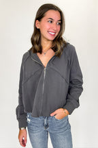 Defined Edge Seam Detail Hoodie - FINAL SALE - Madison and Mallory