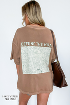 Defund the HOA Relaxed Graphic Tee - FINAL SALE - Madison and Mallory