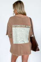 Defund the HOA Relaxed Graphic Tee - FINAL SALE - Madison and Mallory