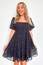 Deluxe Desire Square Neck Floral Dress - FINAL SALE - Madison and Mallory