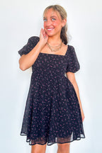 Deluxe Desire Square Neck Floral Dress - FINAL SALE - Madison and Mallory