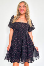 Deluxe Desire Square Neck Floral Dress - FINAL SALE - Madison and Mallory