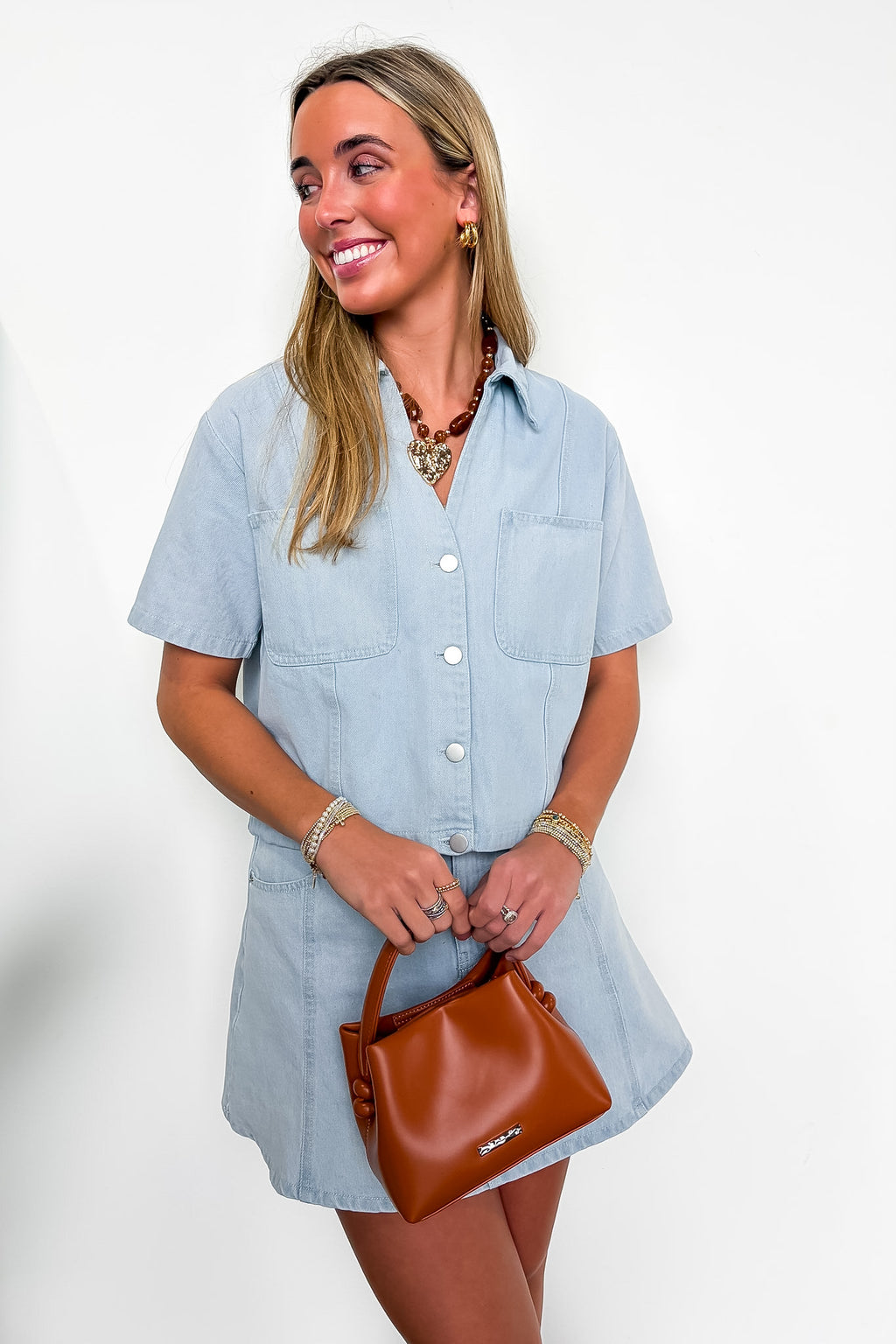 Denim Icon Skirt - Madison and Mallory