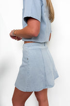 Denim Icon Skirt - Madison and Mallory