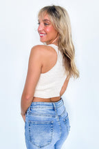 Dianne Cable Knit Tank Top - FINAL SALE - Madison and Mallory