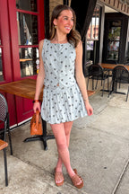 Dotty Dream Vest and Bubble Hem Skirt Set - Madison and Mallory