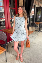 Dotty Dream Vest and Bubble Hem Skirt Set - Madison and Mallory