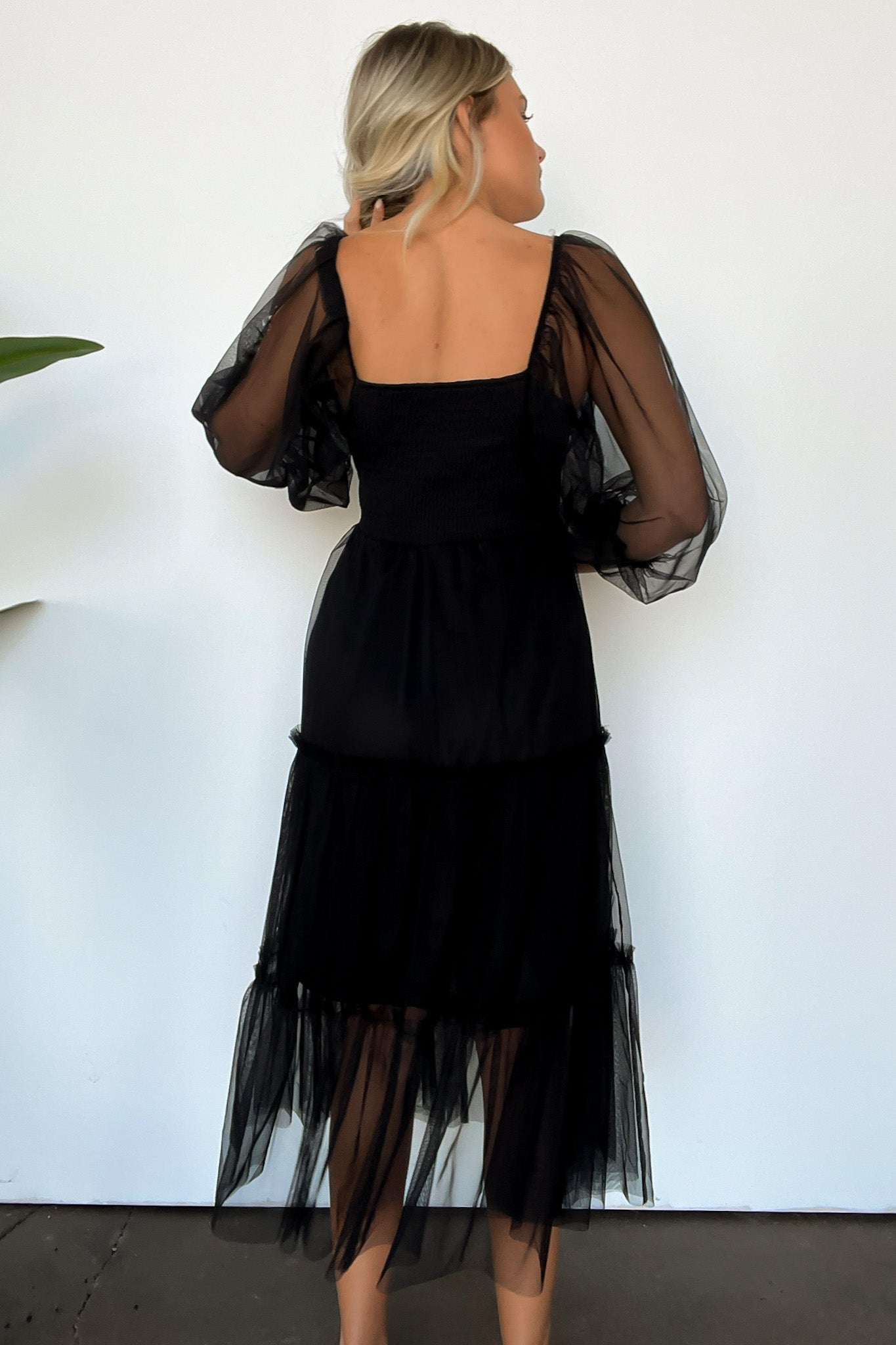  Dramatic Sensation Mesh Tiered Maxi Dress - FINAL SALE - Madison and Mallory