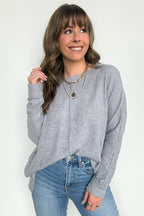 Dreamy Days Ribbed Center Seam Top - Madison and Mallory
