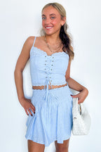 Dreamy Impression Eyelet Smocked Skirt - FINAL SALE - Madison and Mallory