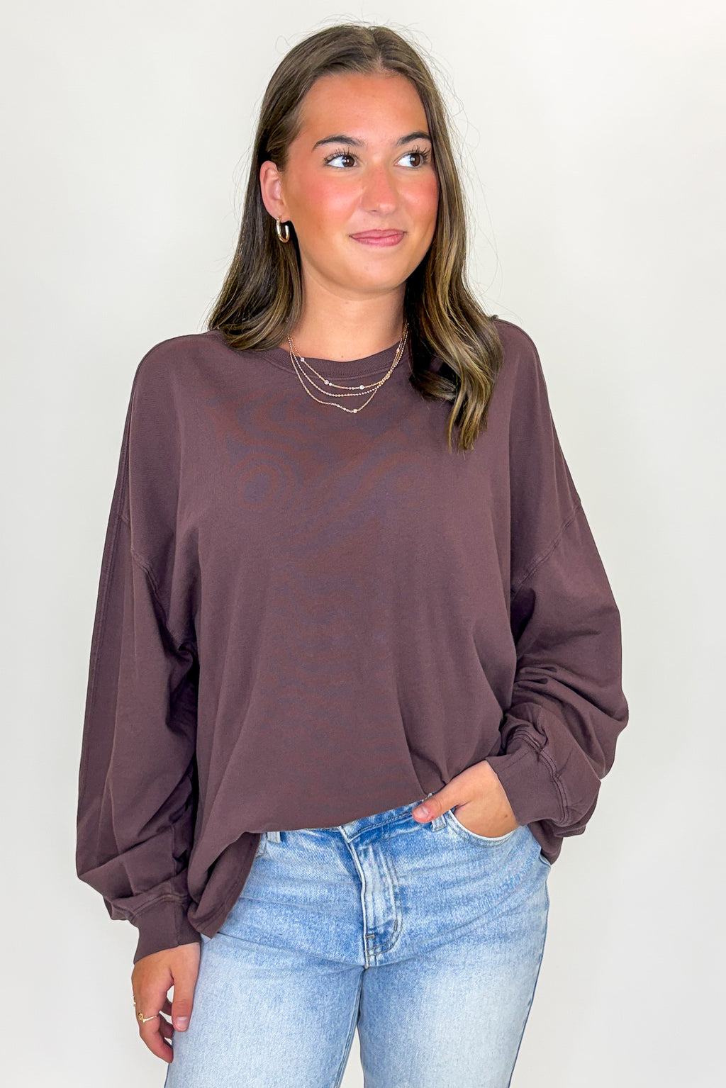 Drift Dye Oversized Top - Madison and Mallory