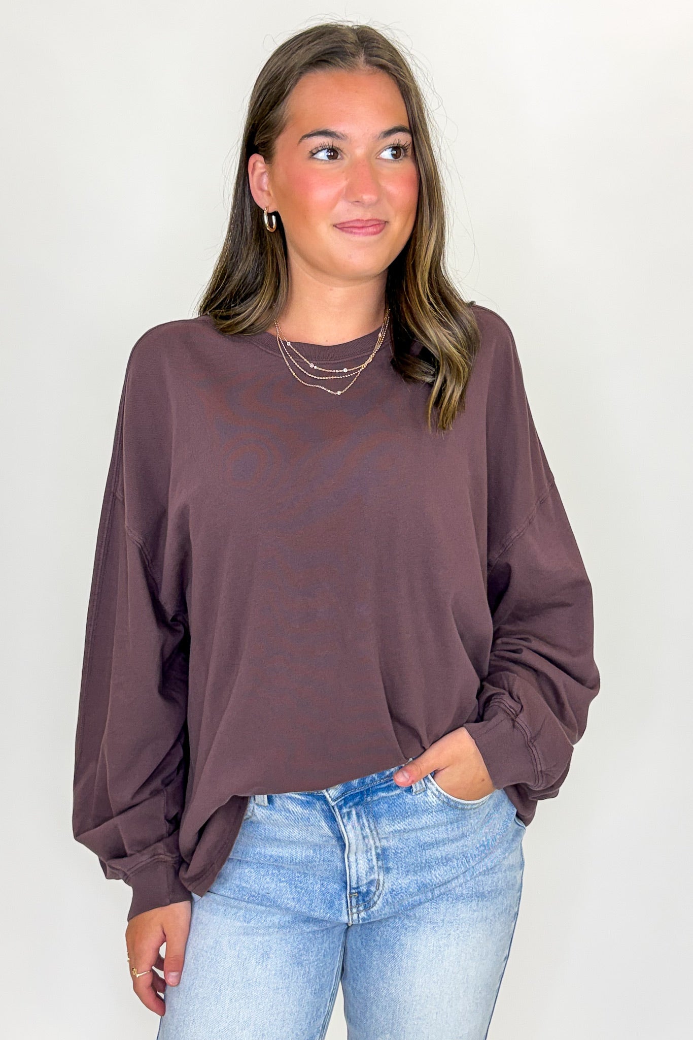 Drift Dye Oversized Top - Madison and Mallory