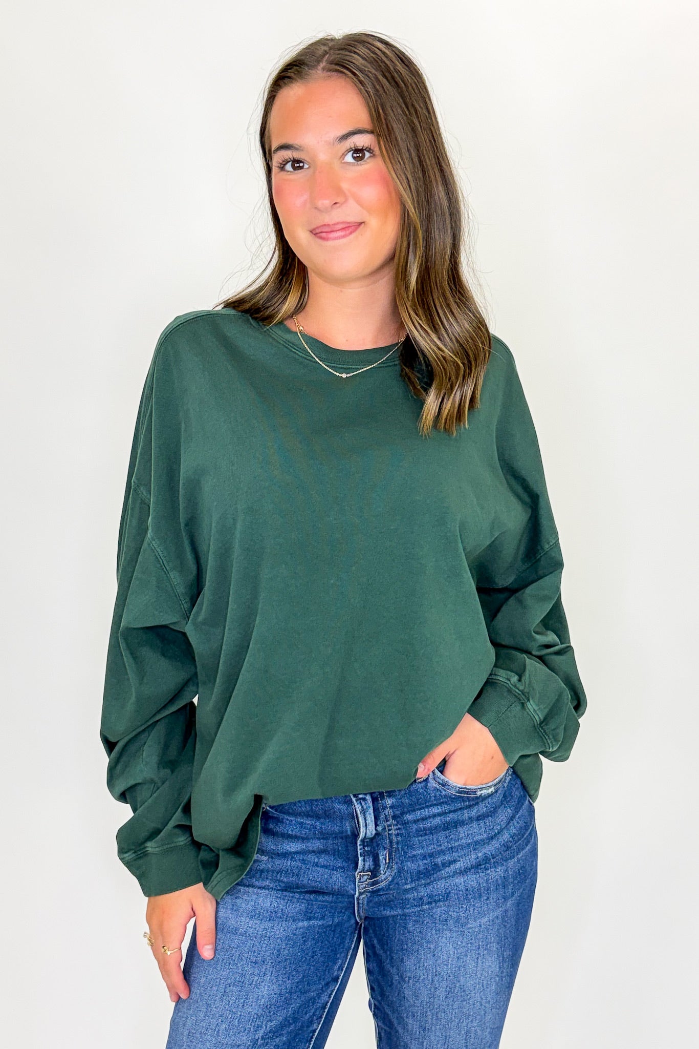 Drift Dye Oversized Top - Madison and Mallory