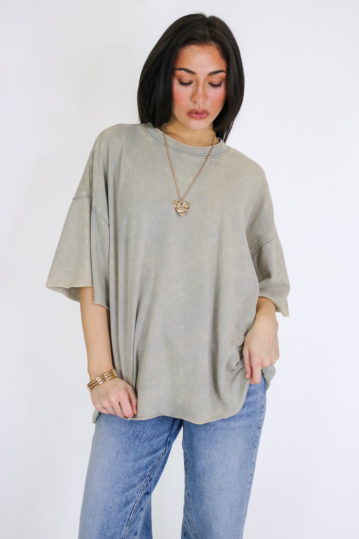 Drifting Dreams Acid Wash Relaxed Fit Top
