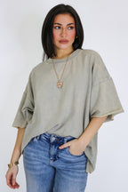 Drifting Dreams Acid Wash Relaxed Fit Top