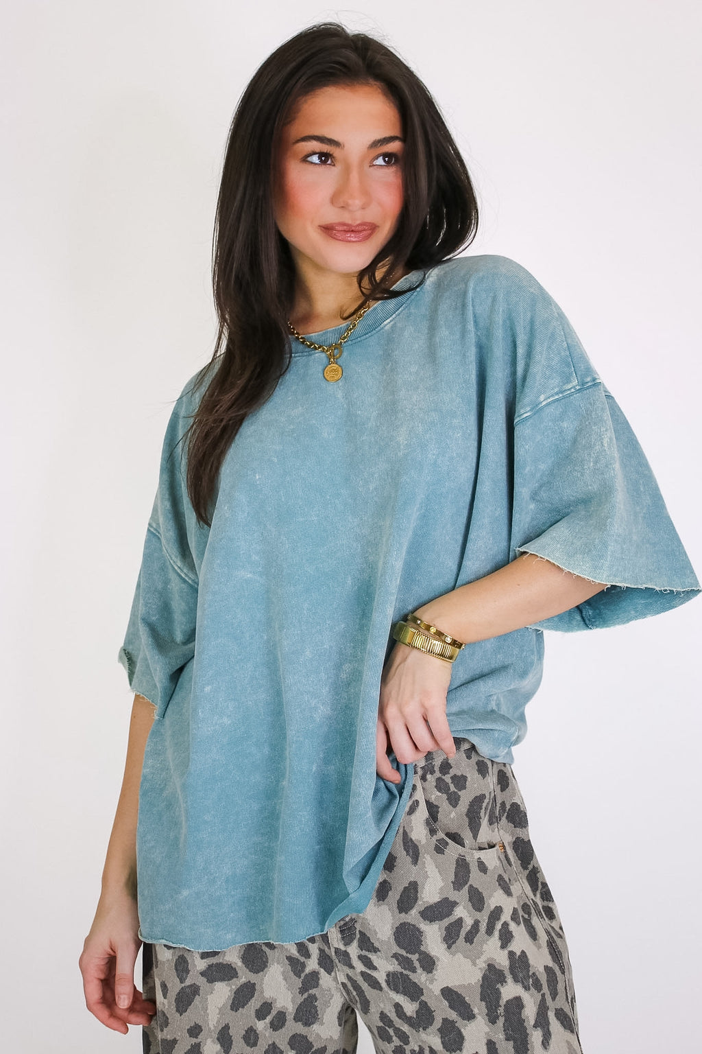 Drifting Dreams Acid Wash Relaxed Fit Top