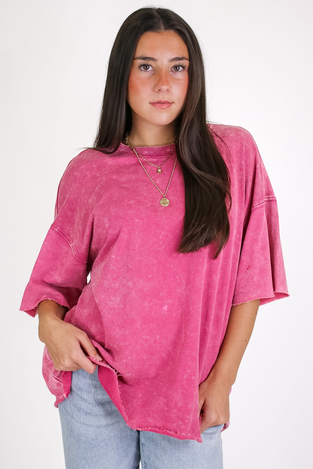 Drifting Dreams Acid Wash Relaxed Fit Top