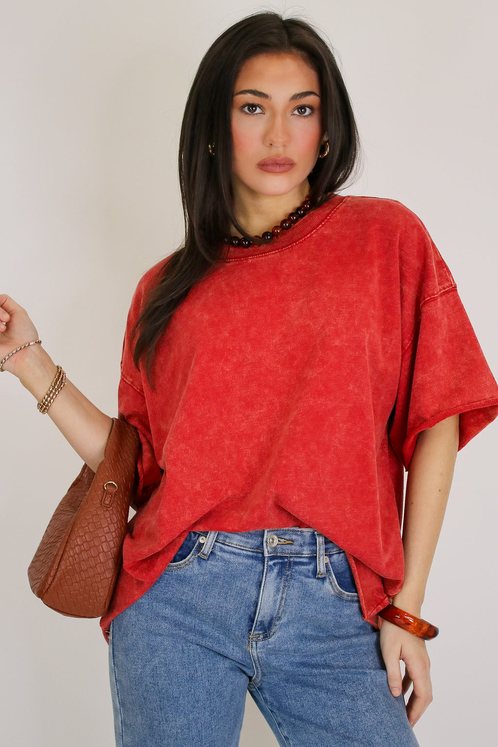 Drifting Dreams Acid Wash Relaxed Fit Top