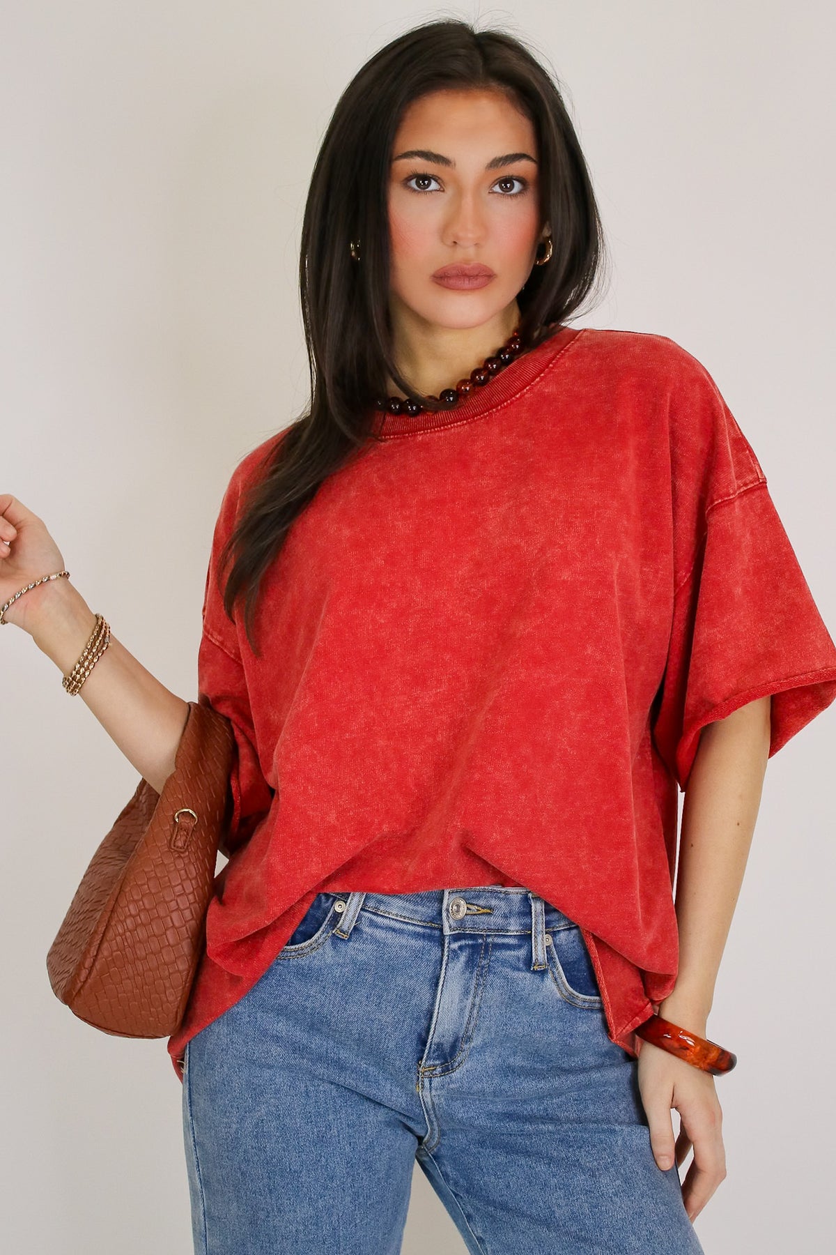 Drifting Dreams Acid Wash Relaxed Fit Top