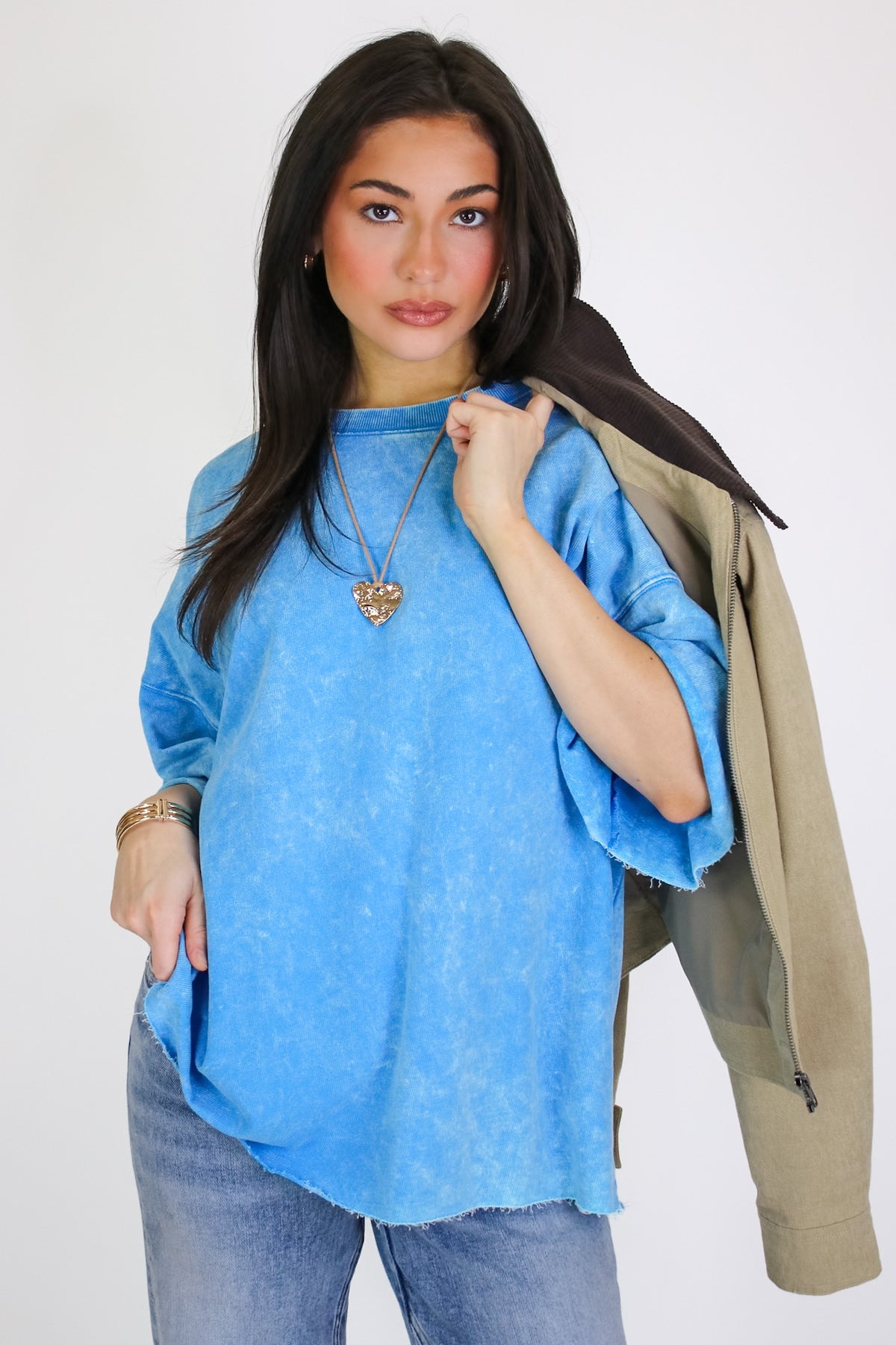 Drifting Dreams Acid Wash Relaxed Fit Top