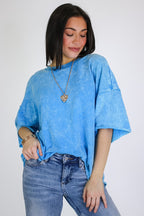 Drifting Dreams Acid Wash Relaxed Fit Top