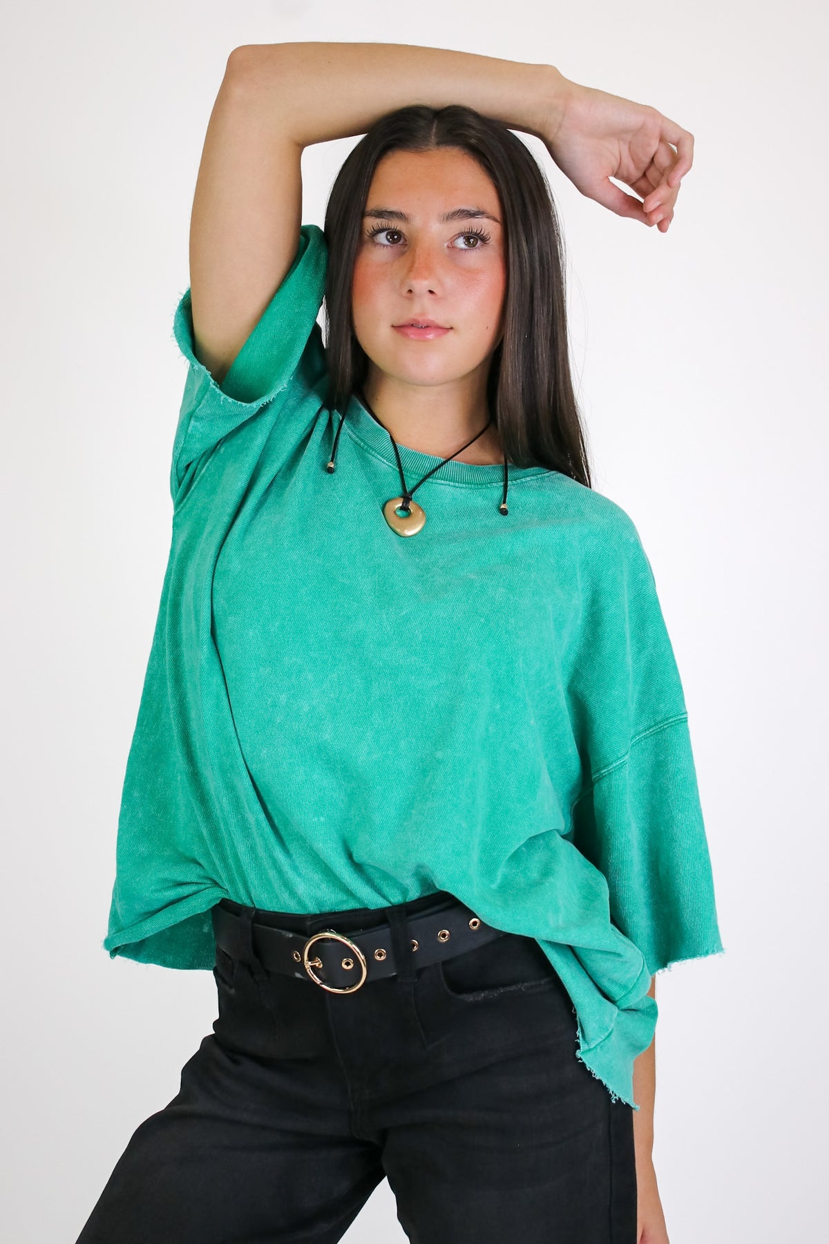 Drifting Dreams Acid Wash Relaxed Fit Top