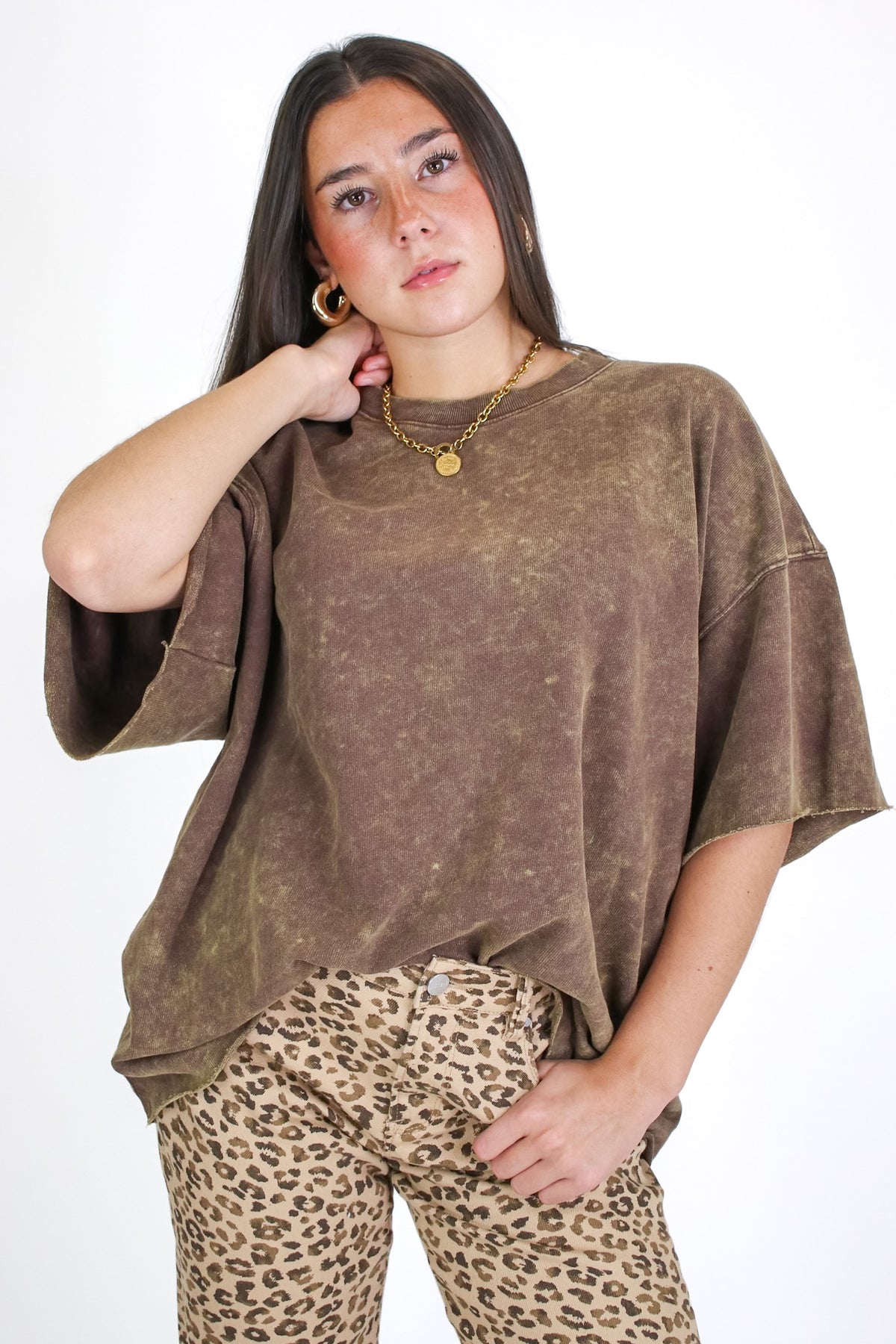 Drifting Dreams Acid Wash Relaxed Fit Top