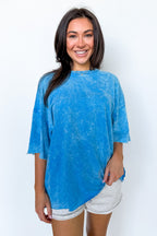 Drifting Dreams Acid Wash Relaxed Fit Top - BACK IN STOCK - Madison and Mallory