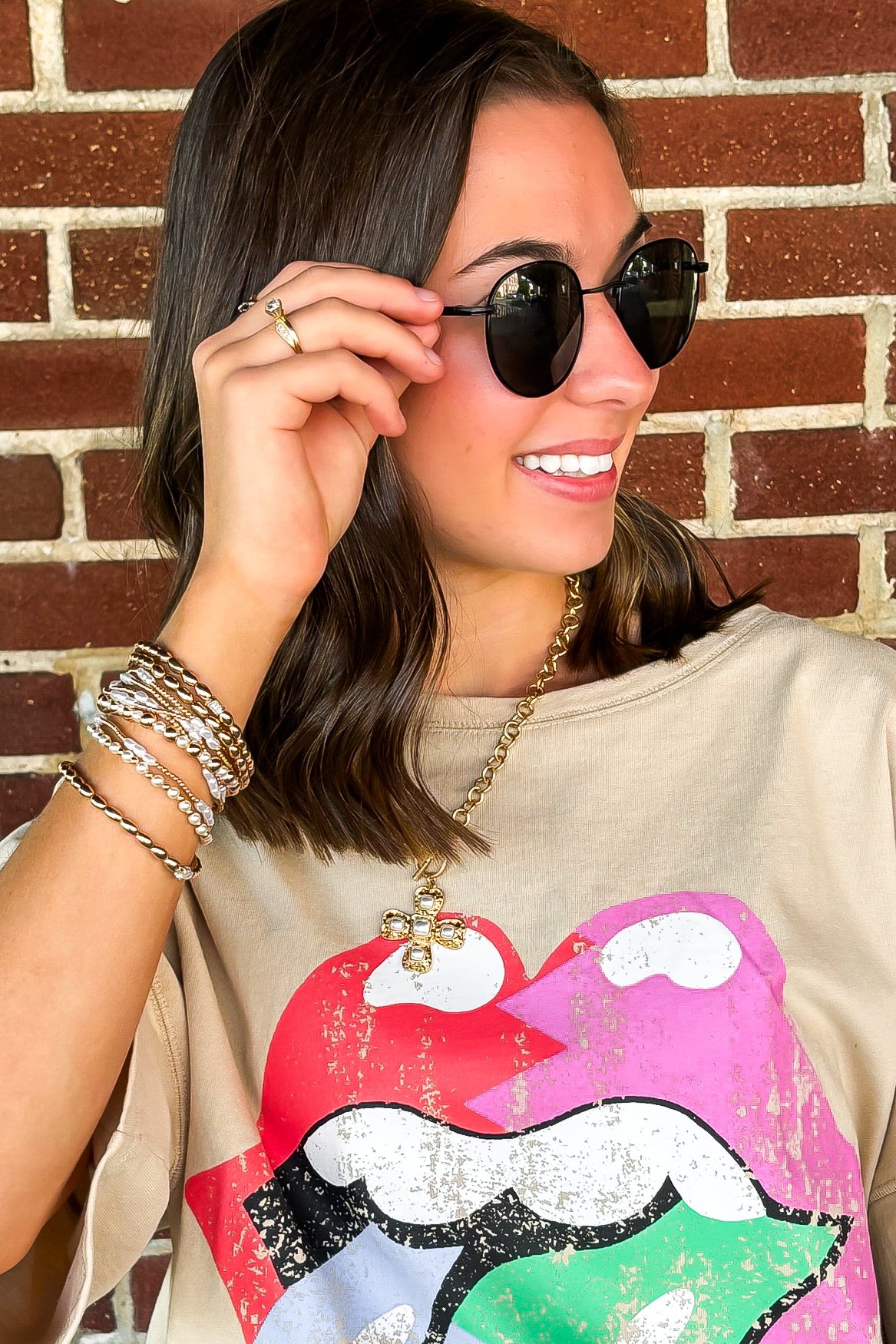 Rolling Stones '89 Graphic Tee - Madison and Mallory