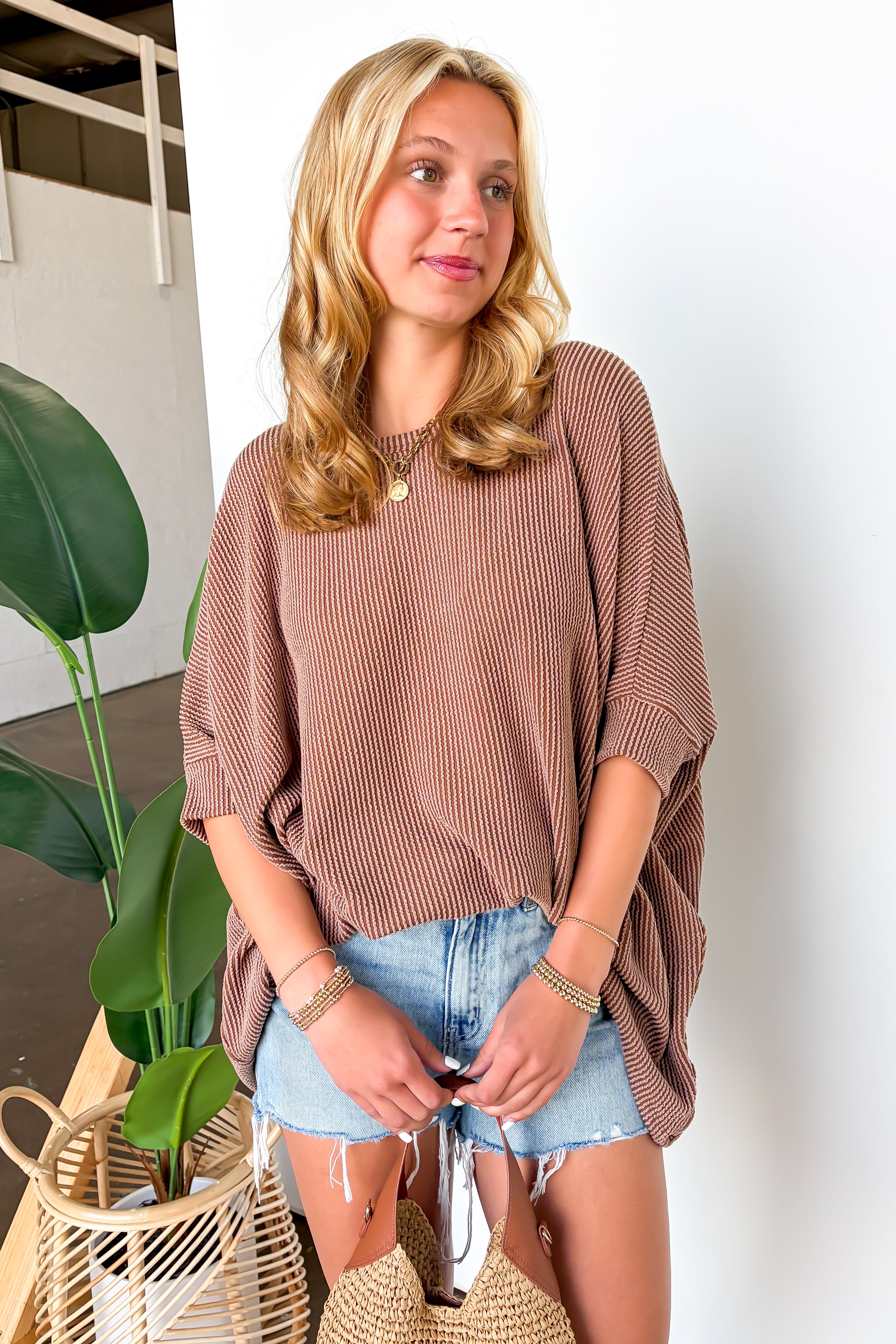 Soft Motion Rib Knit Top - BACK IN STOCK – Madison + Mallory