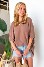 Soft Motion Rib Knit Top - BACK IN STOCK - Madison and Mallory