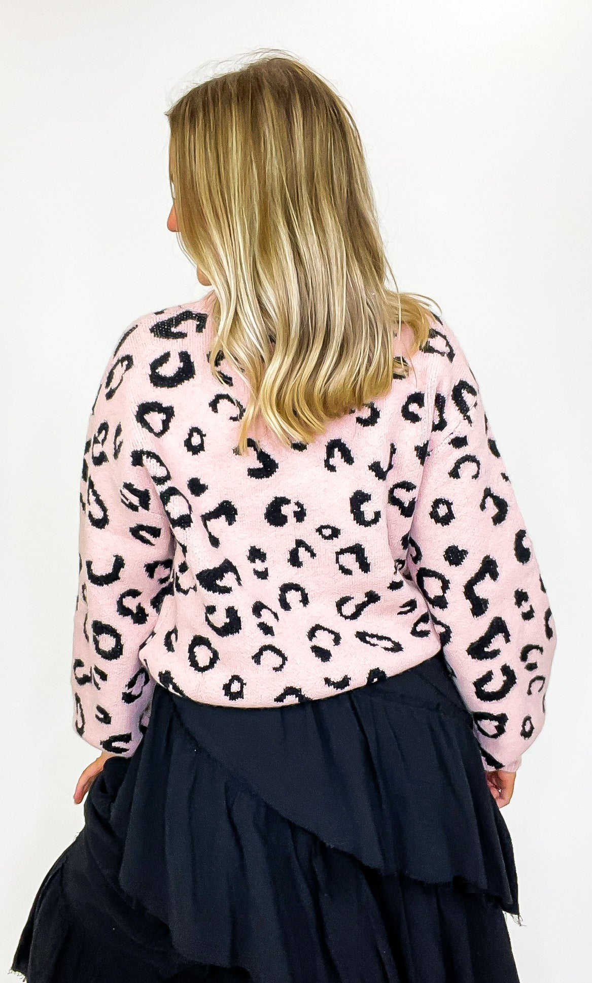 Prowl Pattern Animal Print Knit Sweater - FINAL SALE - Madison and Mallory