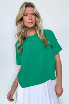 Aurora Short Sleeve Relaxed Top - FINAL SALE - Madison and Mallory