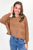 Ease Relaxed Fit Knit Top and Shorts Set - FINAL SALE - Madison and Mallory