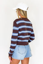 Easily Charmed Striped Cardigan - Madison and Mallory