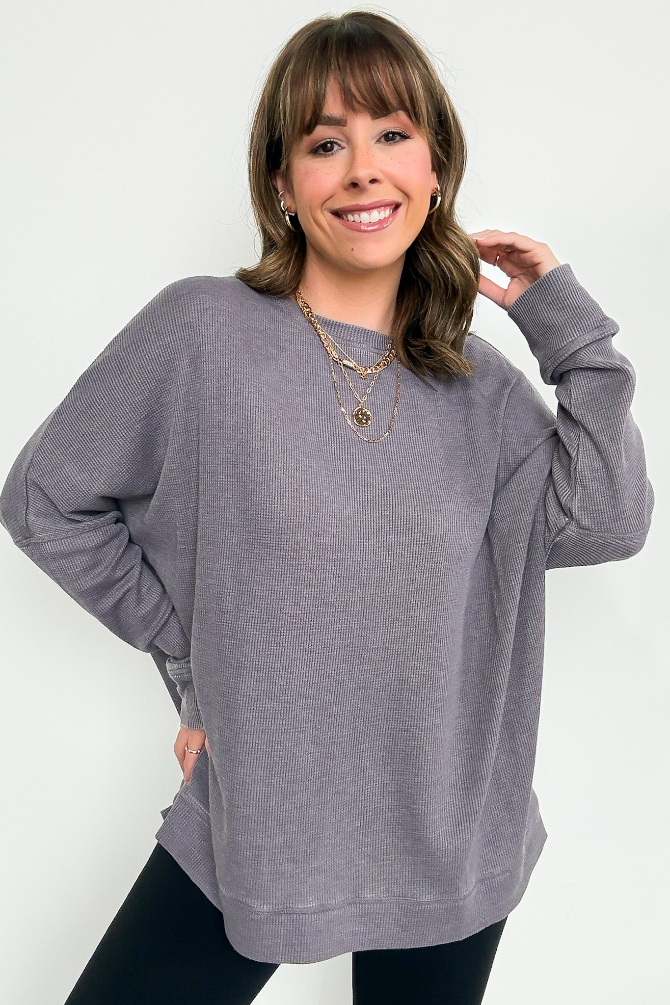  Easy Flow Slouchy Pullover - Madison and Mallory