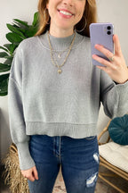  Easy Retreat Cropped Oversized Sweater | BACK IN STOCK + NEW COLORS - Madison and Mallory