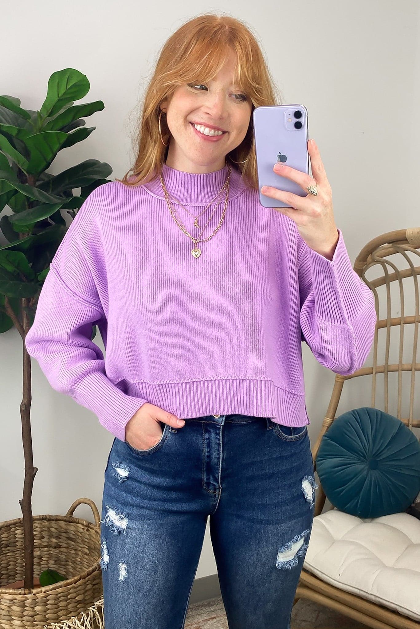 Easy Retreat Cropped Oversized Sweater - FINAL SALE - Madison and Mallory