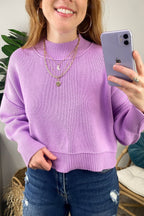 Easy Retreat Cropped Oversized Sweater - FINAL SALE - Madison and Mallory