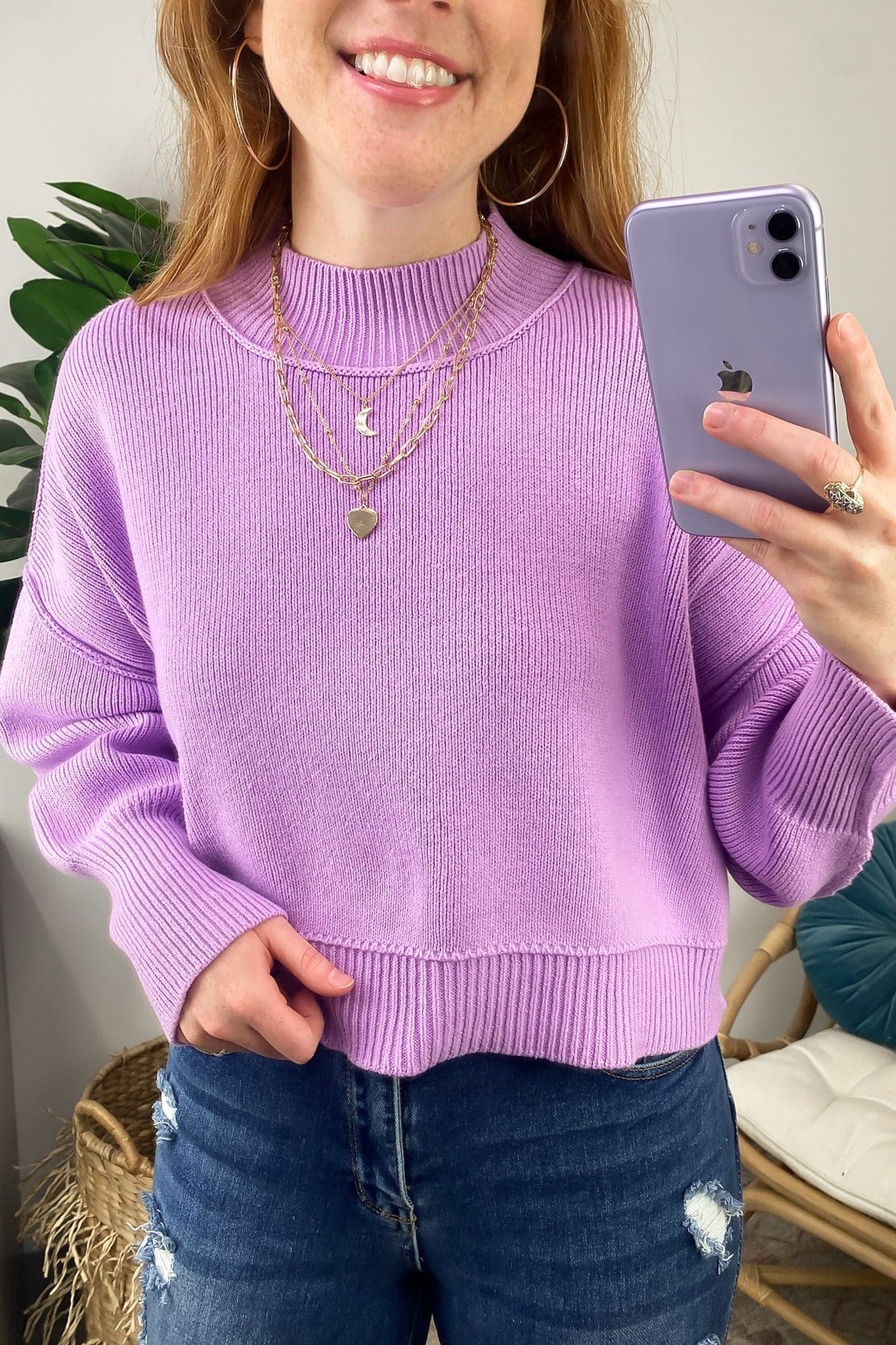 Easy Retreat Cropped Oversized Sweater - FINAL SALE - Madison and Mallory