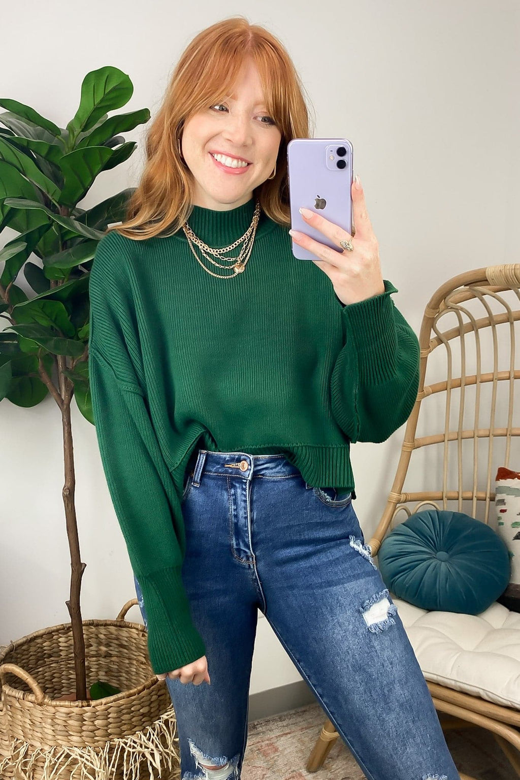  Easy Retreat Cropped Oversized Sweater | BACK IN STOCK + NEW COLORS - Madison and Mallory