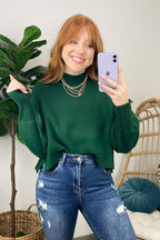 Easy Retreat Cropped Oversized Sweater - FINAL SALE - Madison and Mallory