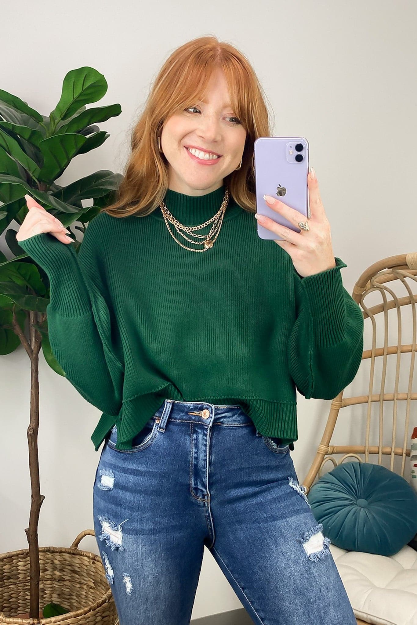 Easy Retreat Cropped Oversized Sweater - FINAL SALE - Madison and Mallory