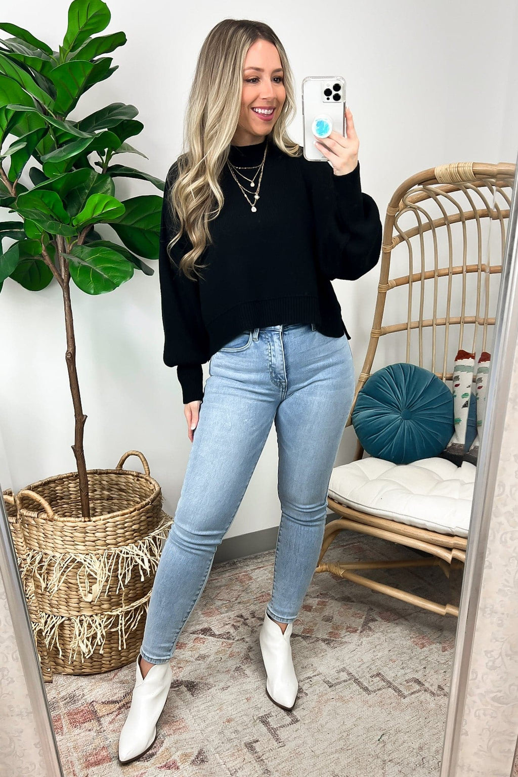  Easy Retreat Cropped Oversized Sweater | BACK IN STOCK + NEW COLORS - Madison and Mallory