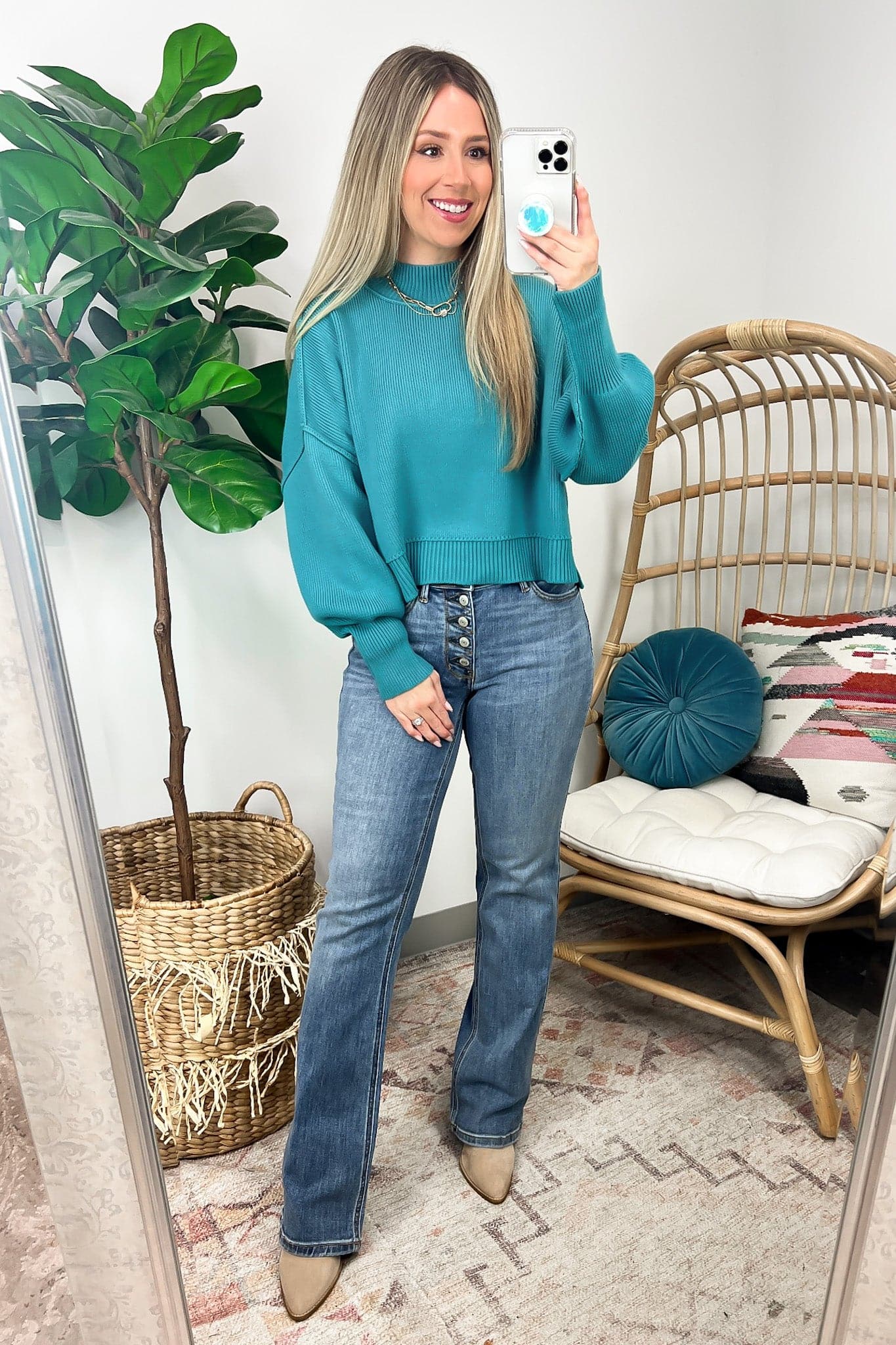  Easy Retreat Cropped Oversized Sweater | BACK IN STOCK + NEW COLORS - Madison and Mallory