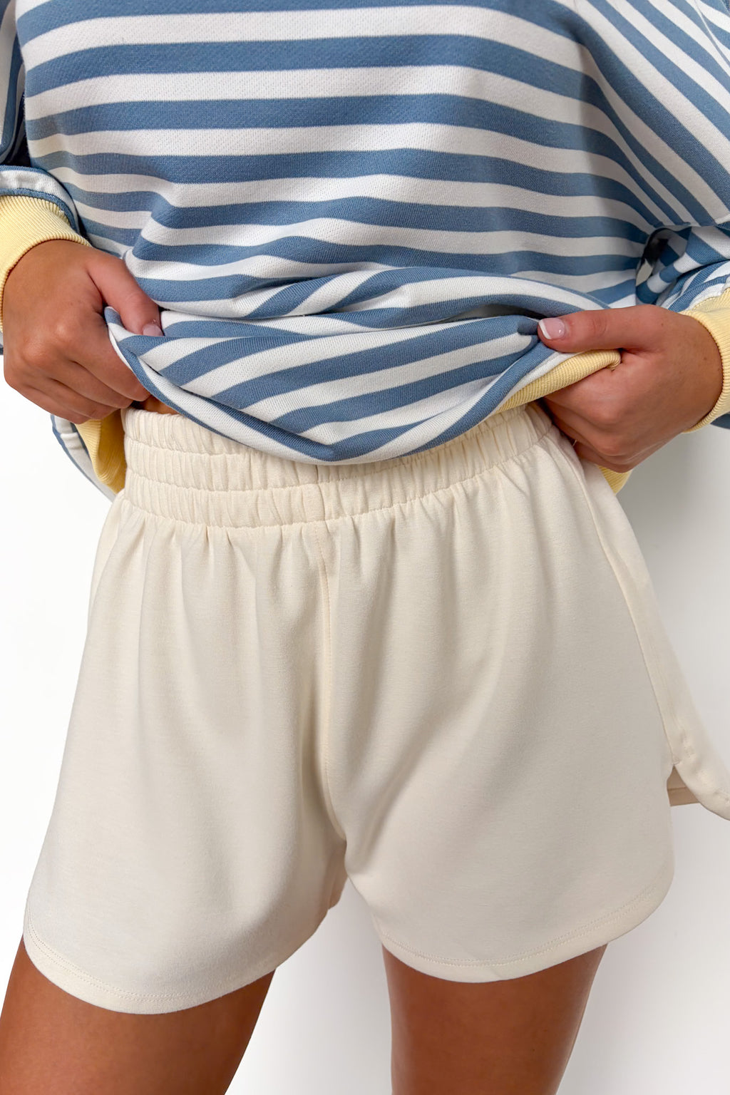 Signature Soft Elastic Waist Shorts - Madison and Mallory
