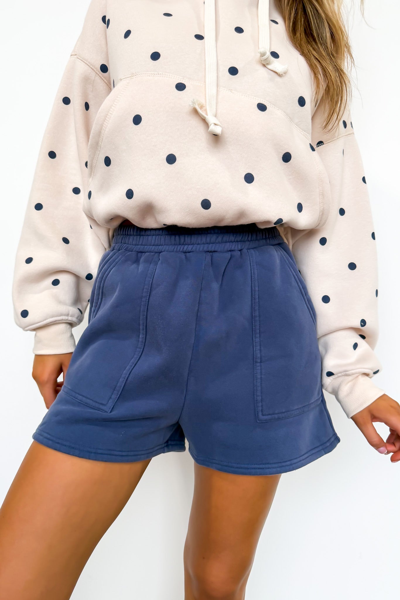 Easy Comfort Knit Detail Lounge Shorts · Madison + Mallory