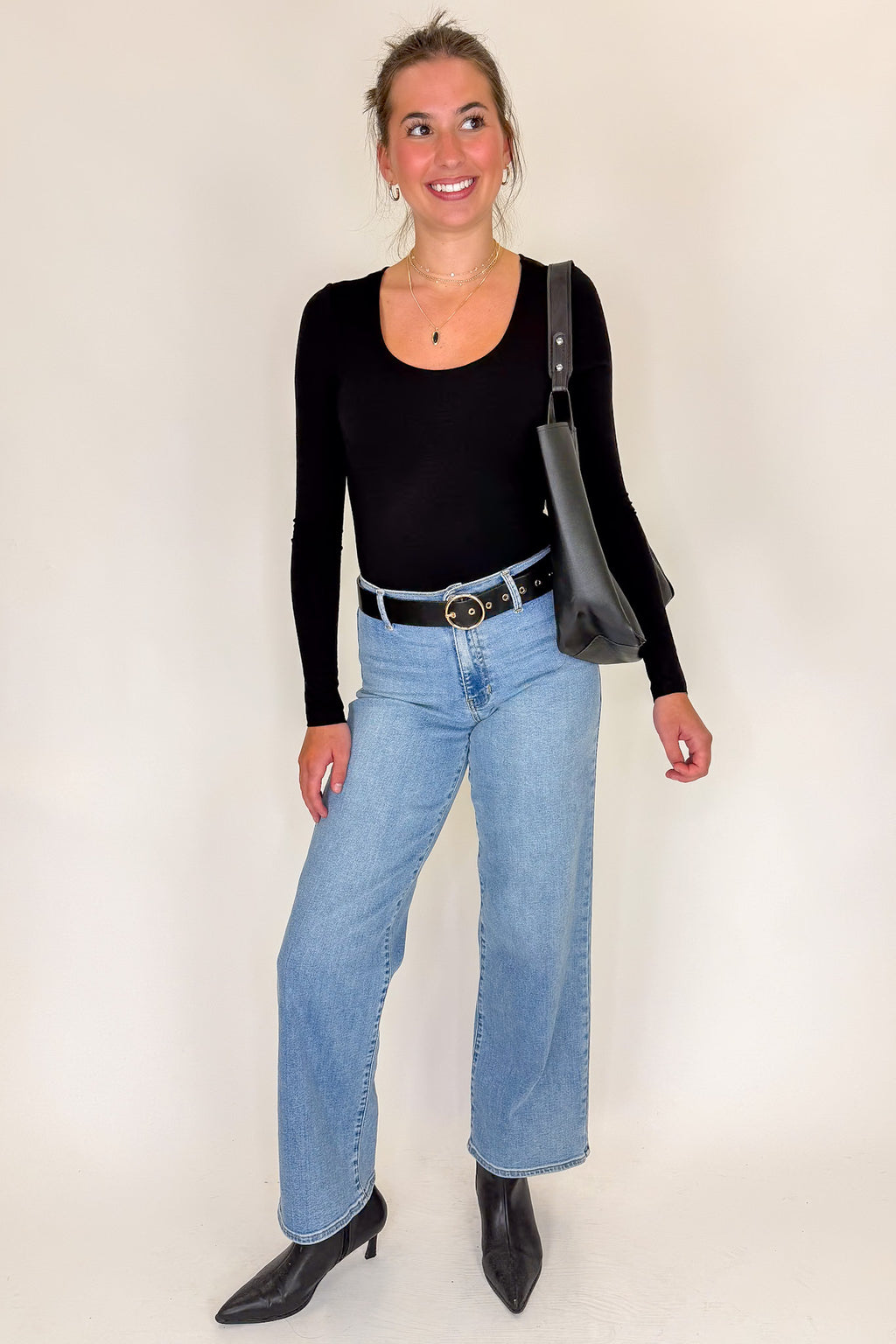 Easy Form Scoop Neck Top